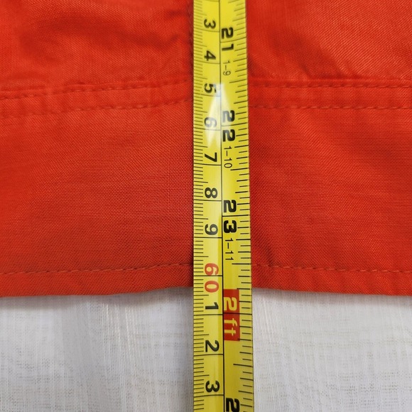 Chico’s Jacket Women’s Size 3 (XL) Lyocell Orange Full Zip Up Long Sleeve Snap - Picture 16 of 16